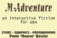 M_Adventure (Homebrew) — Title screen